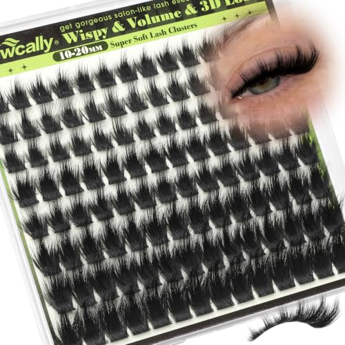 Newcally Mink Lash Clusters D Curl 10-20MM Wispy