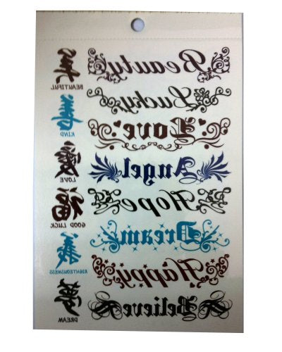 Tapp Collections 280 Temporary Tattoos for Men