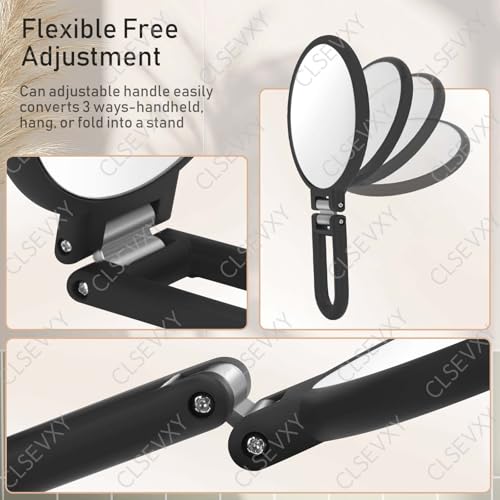 15X Magnifying Hand Mirror Double Sided Folding