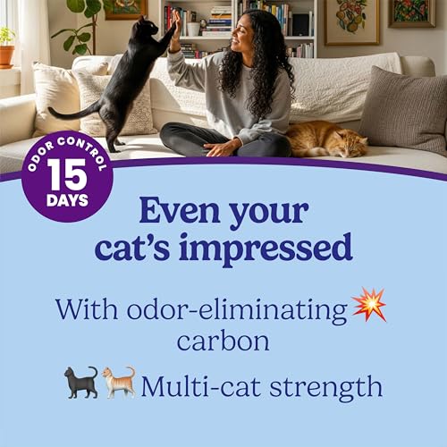 Fresh Step Multi Cat Clumping Litter with Febreze, 14 lb