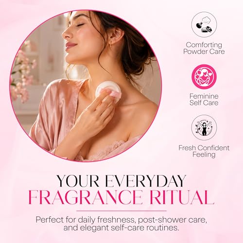 Esha Body Perfume Powder - Talc-Free Dusting Powder for Women