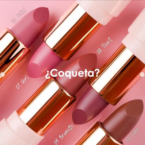 Pink Up Matte Lipstick - Long-Lasting Bold Color, Creamy Texture