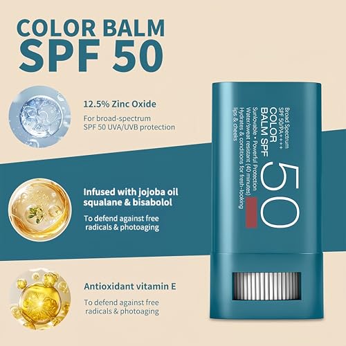 MAEPEOR Face Blush Stick 8 Colors for Cheeks, Eyes & Lips - Shade 07 Bronze