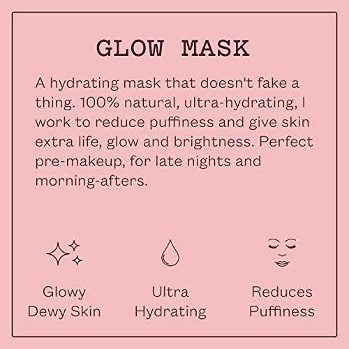 Frank Body Glow Mask | Naturally Derived, Ultra-Hydrating 5min Face Mask | Soothes Skin Instantly, Fights Puffiness & Moisturizes | Made With Shea & Cocoa Butters | 80ml -- 2.71oz
