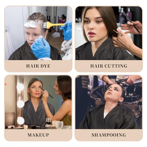 Salon Client Gown with Adjustable Tie - Hair Cutting Barber Cape