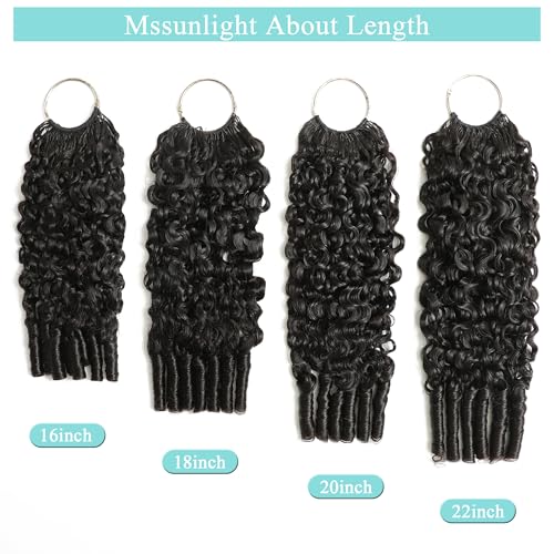 Burmese Curly Crochet Human Hair Designed for Miracle Knots Braids 18