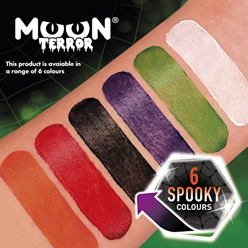 Halloween Face Paint Stick Body Crayon by Moon Terror, SFX Make up - Blood Red - Special Effects Make up - 0.12oz