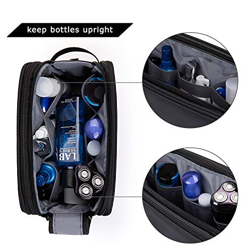 BAGSMART Men's Travel Toiletry Bag, Water-Resistant Dopp Kit