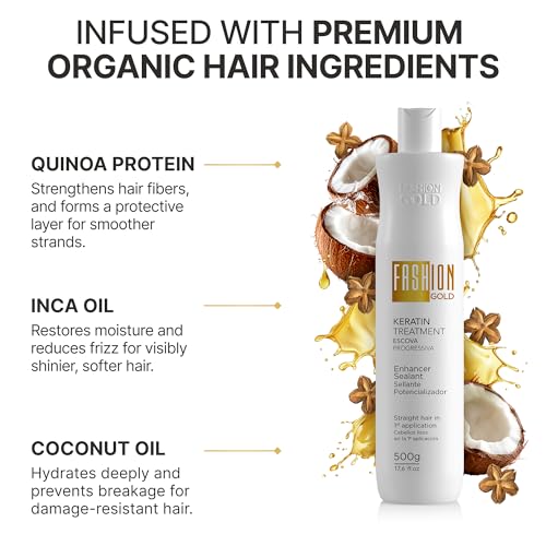 Fashion Gold Brazilian Keratin Hair Treatment - Formaldehyde-Free