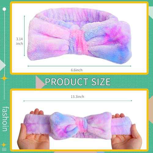 WSYUB Headband for Washing Face, Spa Headband for Teen Girls Skin Care and Makeup, with Hair Scrunchies