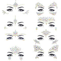 Noctilucent Face Gems Glow-in-Dark Rhinestone Stickers