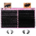 Lash Clusters 12-22mm 280Pcs Volume Extensions D Curl