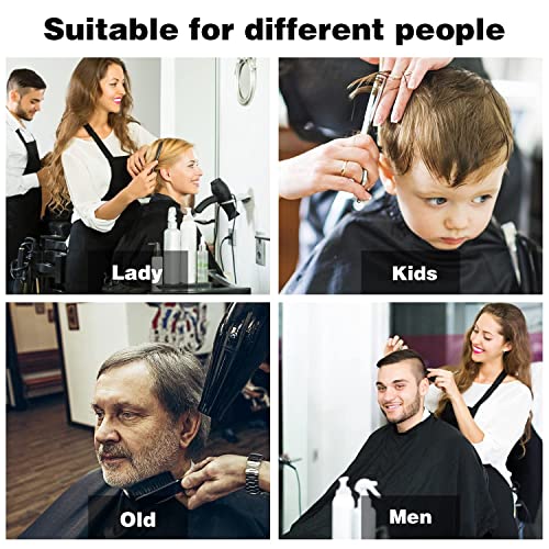 Professional Waterproof Barber Cape with Snap Closure