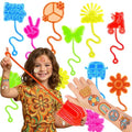 48pc Groovy Party Favors - Sticky Hands & Temporary Tattoos