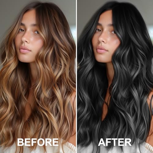 Temporary Hair Color Spray Black - Washable One-Day Dye