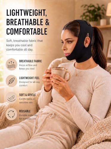 Shape Concept 301 Double Chin Strap | High Compression Neck Band