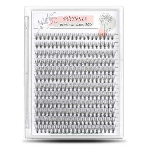 20D Lash Clusters 240 Pcs | 0.07mm C Curl Individual Lashes