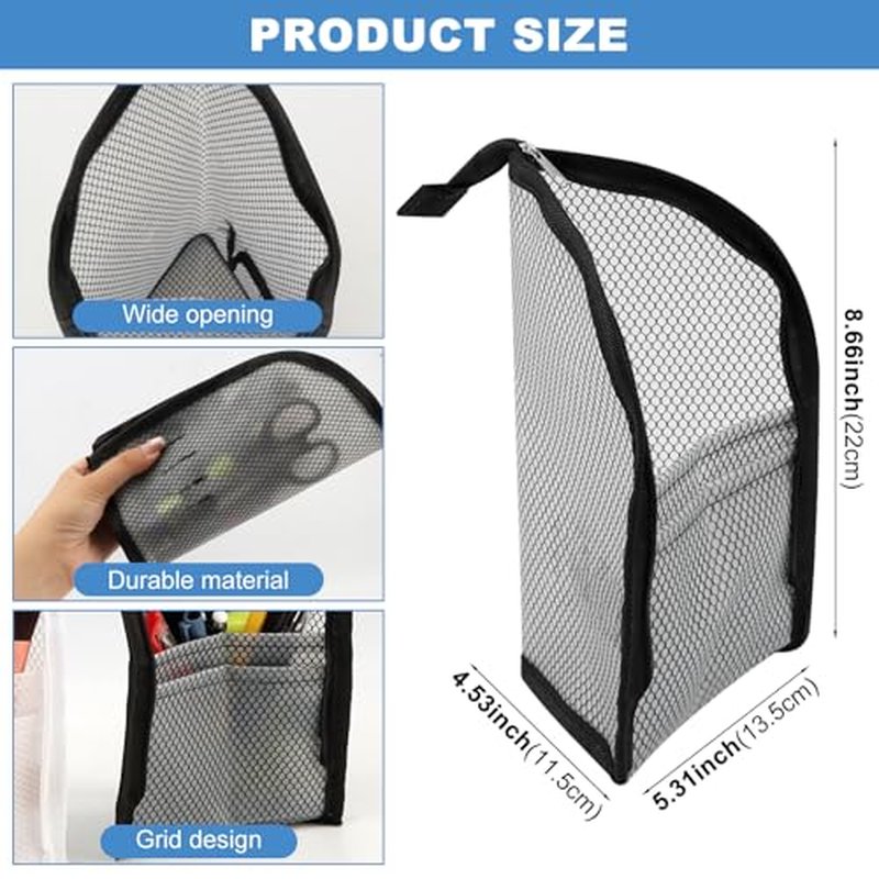 2 Pack Standing Toiletry Bag, Waterproof EVA Travel Organizer