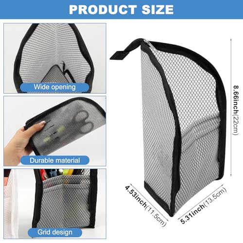 2 Pack Standing Toiletry Bag, Waterproof EVA Travel Organizer