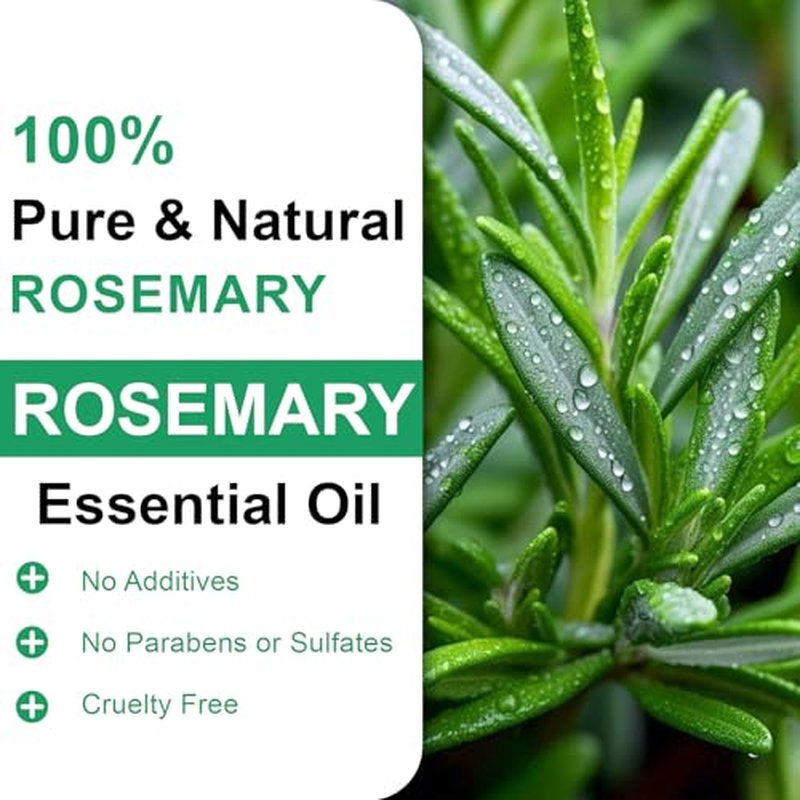 Rosemary Hair Growth Serum Roll-On for Thinning Hair, 2-Pack