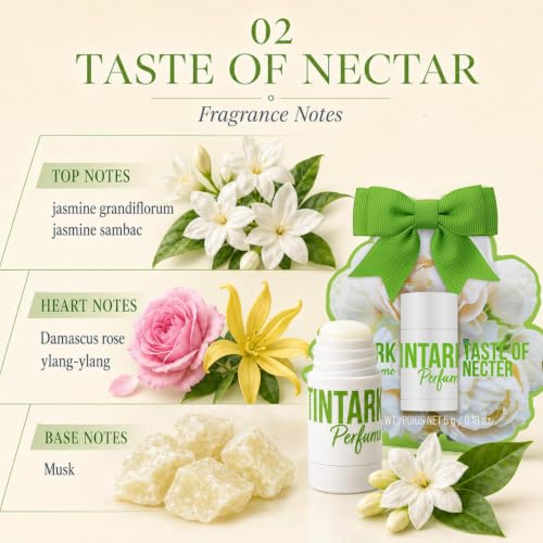 Tintark Taste of Nectar Solid Perfume Balm 5g - Floral Fragrance