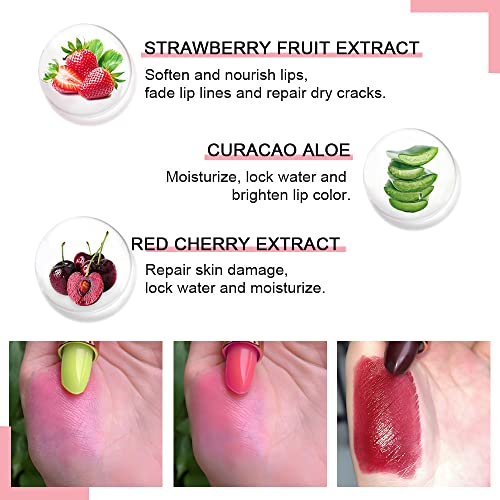Magic Color Changing Lipstick Set - 3 Pack Waterproof Long Lasting
