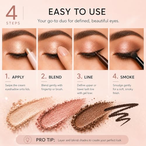 Smoke & Define Cream Eyeshadow & Gel Liner Duo