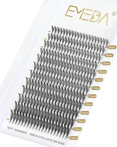 Anime Lash Clusters D Curl 9-15mm Premade Fans