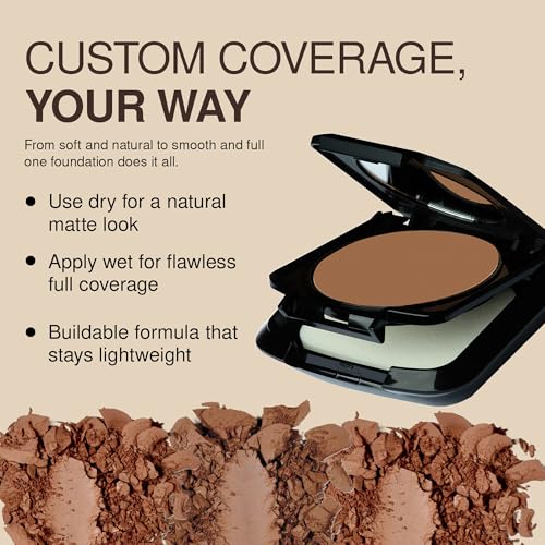 Palladio Wet & Dry Foundation with Sponge – Squalane & Botanical Infused