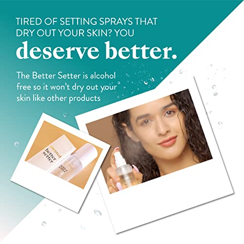 Mented Cosmetics Foundation Stick & Better Setter Setting Spray Bundle - T30 Tan to Medium with Warm Undertones