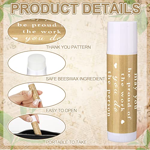 Demissle 12 Pcs Lip Balm You're The Balm Teacher Appreciation Gift Thank You Lip Bulk Teacher Staff Team Party Favors or Women Men Volunteer