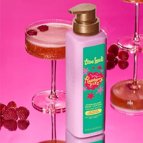 Tree Hut Hydraglow Body Lotion Raspberry Fizz 18oz