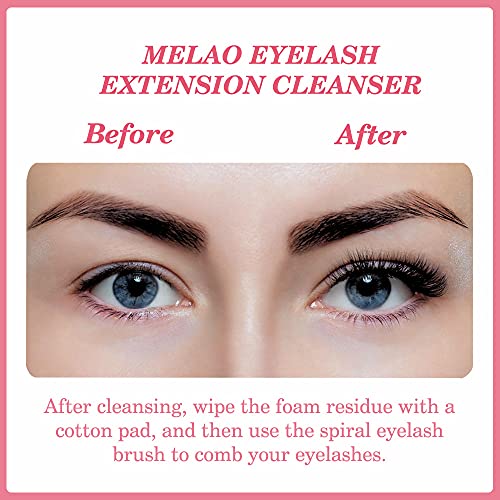 Eyelash Extension Cleanser Shampoo, Gentle & Paraben-Free