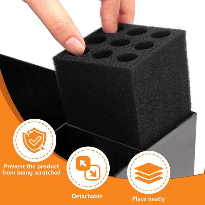 Barber Clippers Tray Station Hair Trimmer Holder Multifunctional Razors Case Stylist Hairdressing Combs Clips Scissors Holder(12.87" X 8.9")