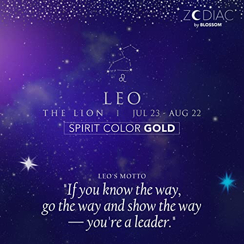 Zodiac Lip Gloss with Crystals - Vanilla Scented, Moisturizing