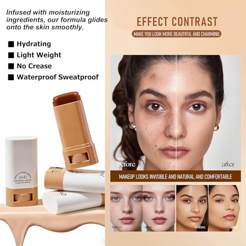 Full Coverage Foundation Stick Concealer Waterproof