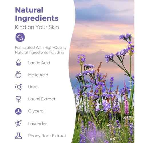 Foot Peel Mask, Lavender Foot Mask Natural Exfoliator for Dry Dead Skin, Callus, Peeling Foot Mask Repairs Heels & Removes Cracked Feet & Rough Heels Enjoy Baby Soft Smooth Feet