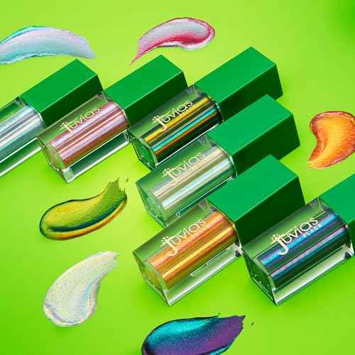 Juvia's Place Liquid Eyeshadow Culture 2 Festive - Glitter Liquid, Multichrome, Metallic, Eye Shimmer, Iridescent, Glitter Makeup, Sparkly