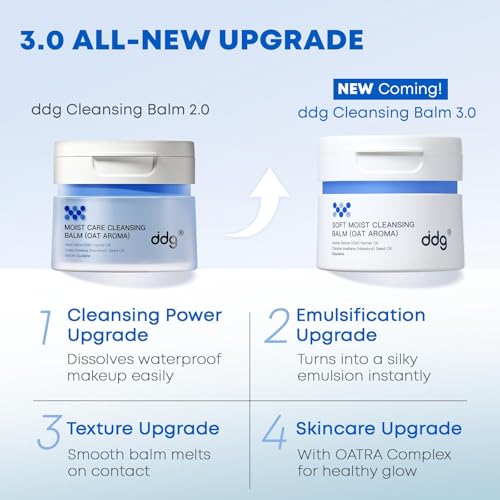DDG Cleansing Balm for Sensitive Skin - Waterproof Makeup Remover 3.38 fl oz