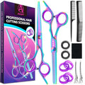 6.7" Professional Hair Cutting Scissors Kit, Stainless Steel Barber Shears