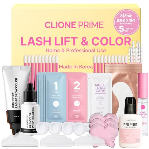 Lash Lift & Color Kit – At-Home Temporary Eyelash Tint, Black
