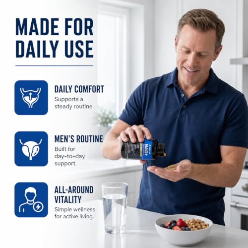 NAD+ Supplement for Men with Resveratrol & CoQ10, 60 Capsules