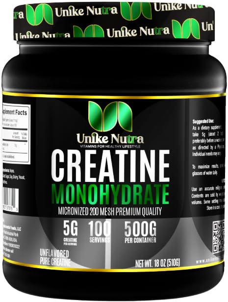 Micronized Creatine Monohydrate Powder 500g