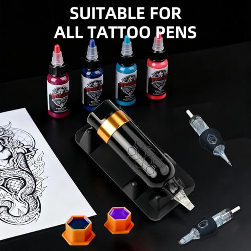 ZG Tattoo Pen Holder 5-Pack Silicone Stand Anti-Slip