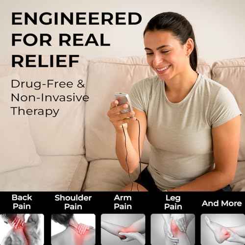 TENS 3-in-1 Combo Unit Muscle Stimulator, EMS Massager Machine for Shoulder, Neck, Sciatica and Back Pain Relief, Electronic Pulse Massage with 36 Customizable Programs and 4 Electrode Pads