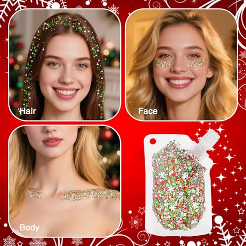 Sparkle Body Glitter Face Makeup - Easy Apply Festival Party