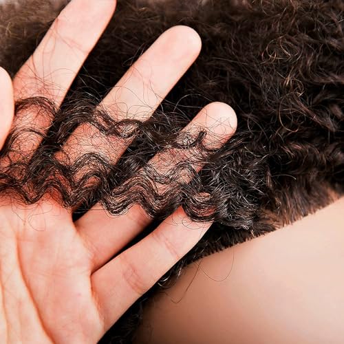 Human Hair Mannequin Head Afro Curly 9" with Stand