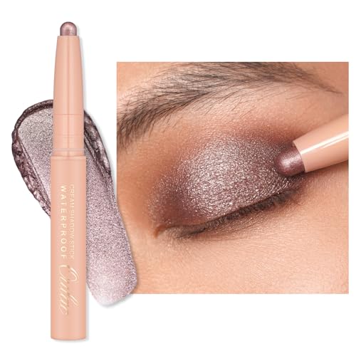 Oulac Waterproof Eyeshadow Stick - Blendable Glitter, Long Lasting