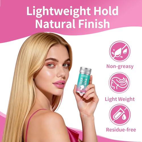 Hair Wax Stick for Flyaways - Strong Hold Styling Gel, 2.7 oz