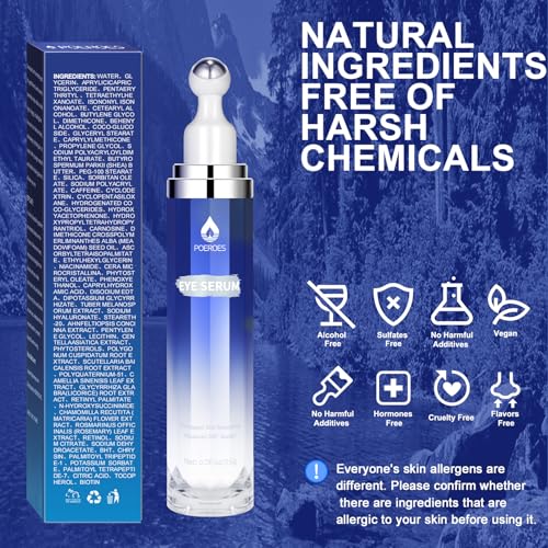 Caffeine Eye Serum with Cooling Roller - Dark Circles & Puffiness